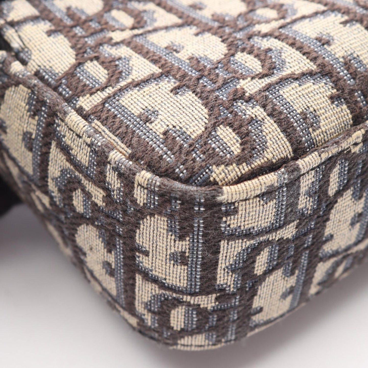 Dior Shoulder Bag Safari Oblique Navy Canvas — view 9