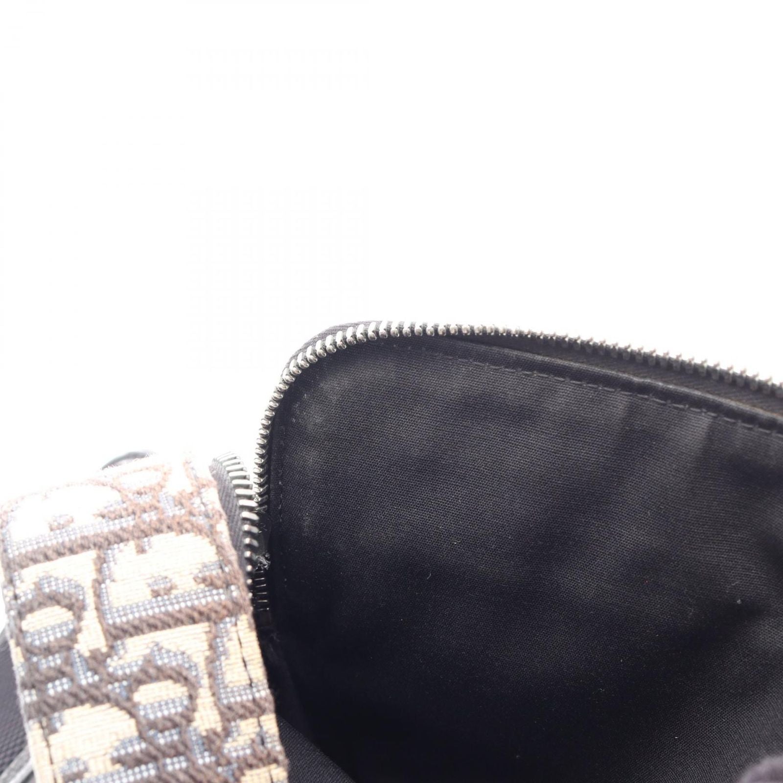 Dior Shoulder Bag Safari Oblique Navy Canvas — view 6