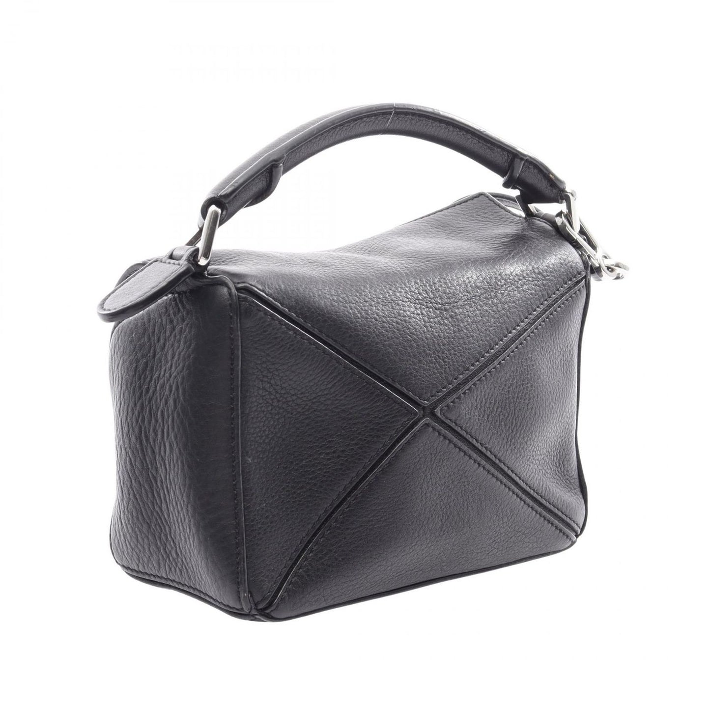 Loewe Handbag Puzzle Bag Mini 2-Way 322 30 Black Leather — view 2