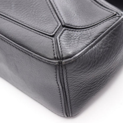 Loewe Handbag Puzzle Bag Mini 2-Way 322 30 Black Leather — view 8