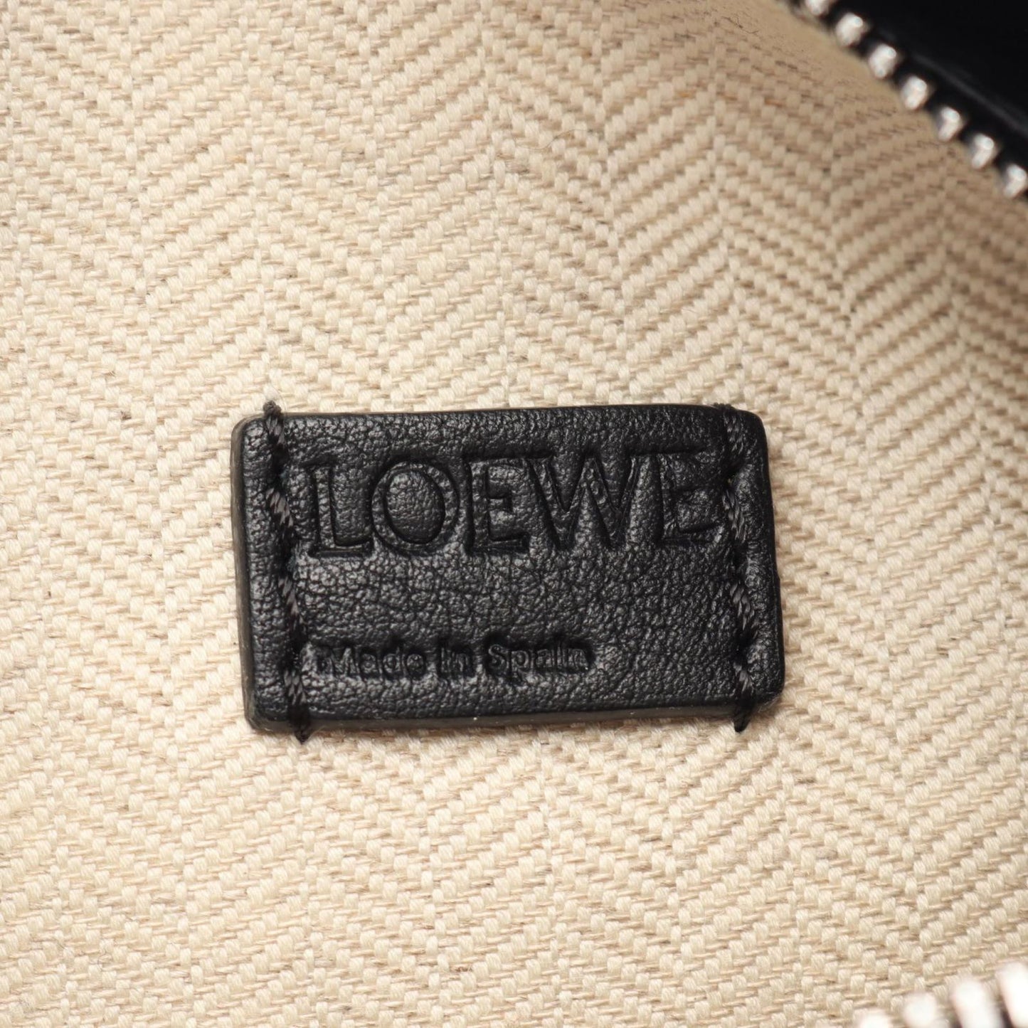 Loewe Handbag Puzzle Bag Mini 2-Way 322 30 Black Leather — view 4