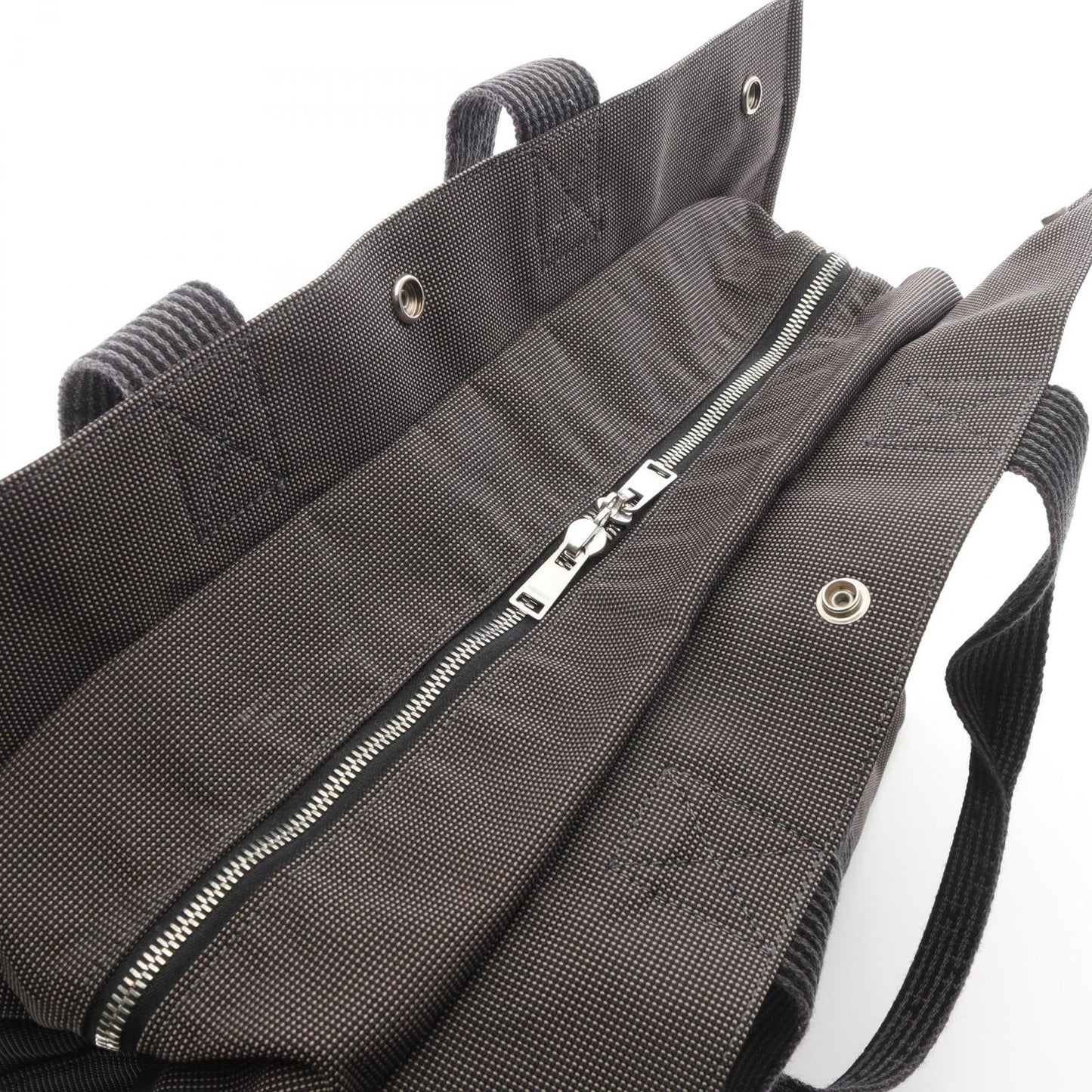 Hermes Tote Her Line GM Gray Canvas — view 8
