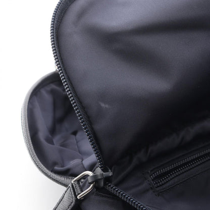 Prada Shoulder Bag Re-Nylon Navy Nylon Saffiano Leather Triangle Logo — view 7