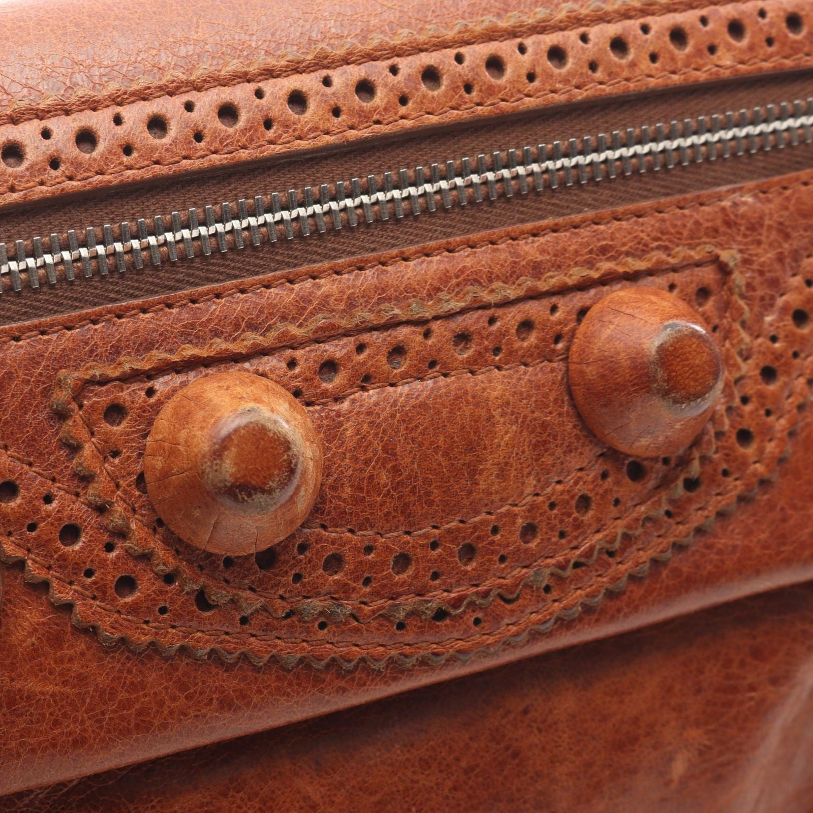 Balenciaga Clutch Giant Envelope Brown Leather Classic — view 9