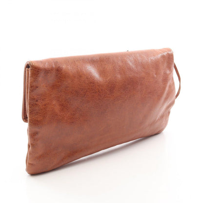 Balenciaga Clutch Giant Envelope Brown Leather Classic — view 2