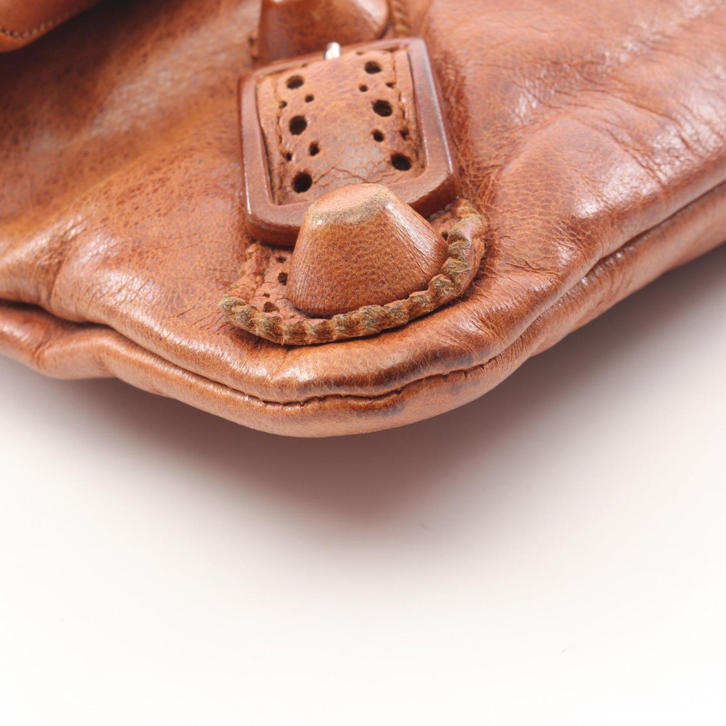 Balenciaga Clutch Giant Envelope Brown Leather Classic — view 7