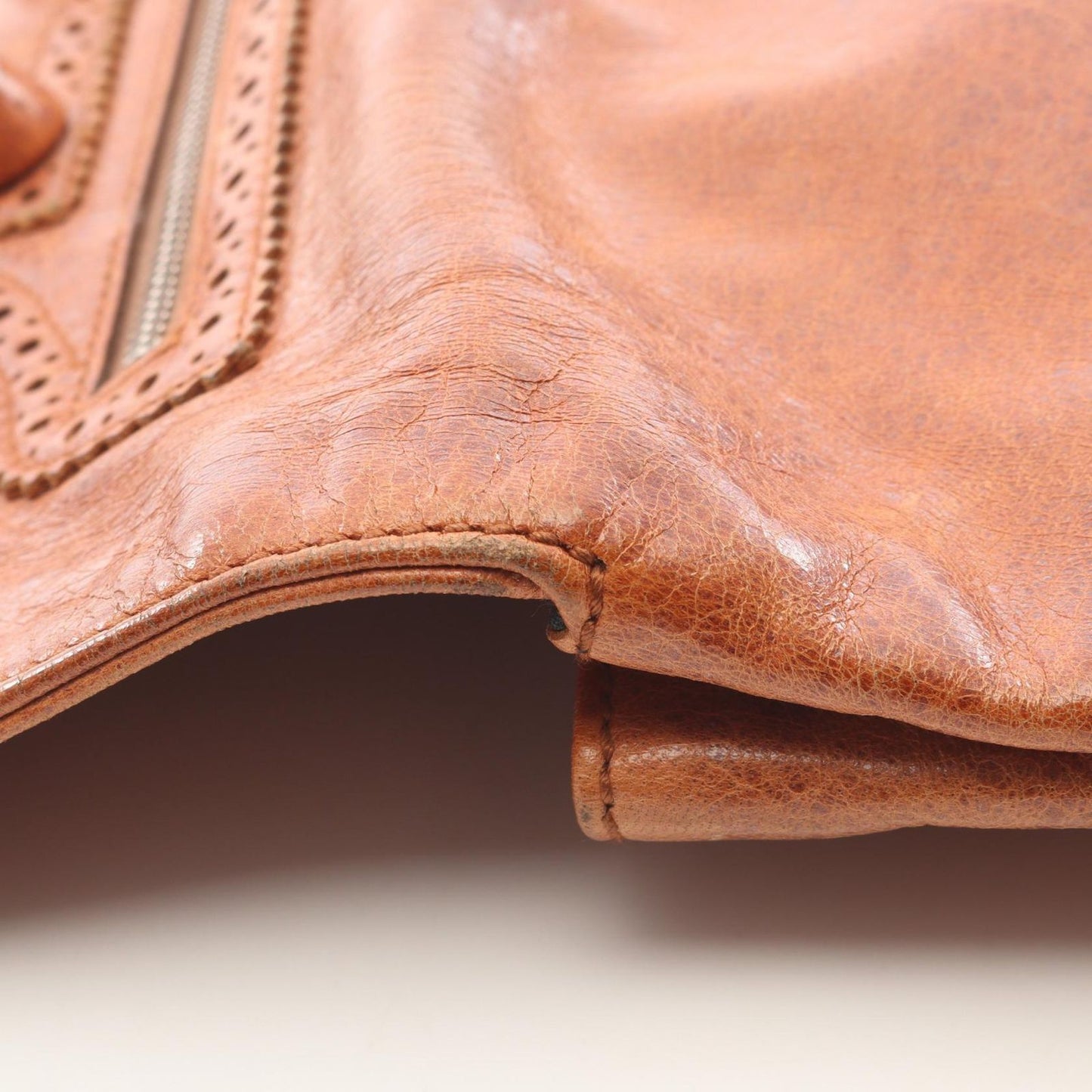 Balenciaga Clutch Giant Envelope Brown Leather Classic — view 8