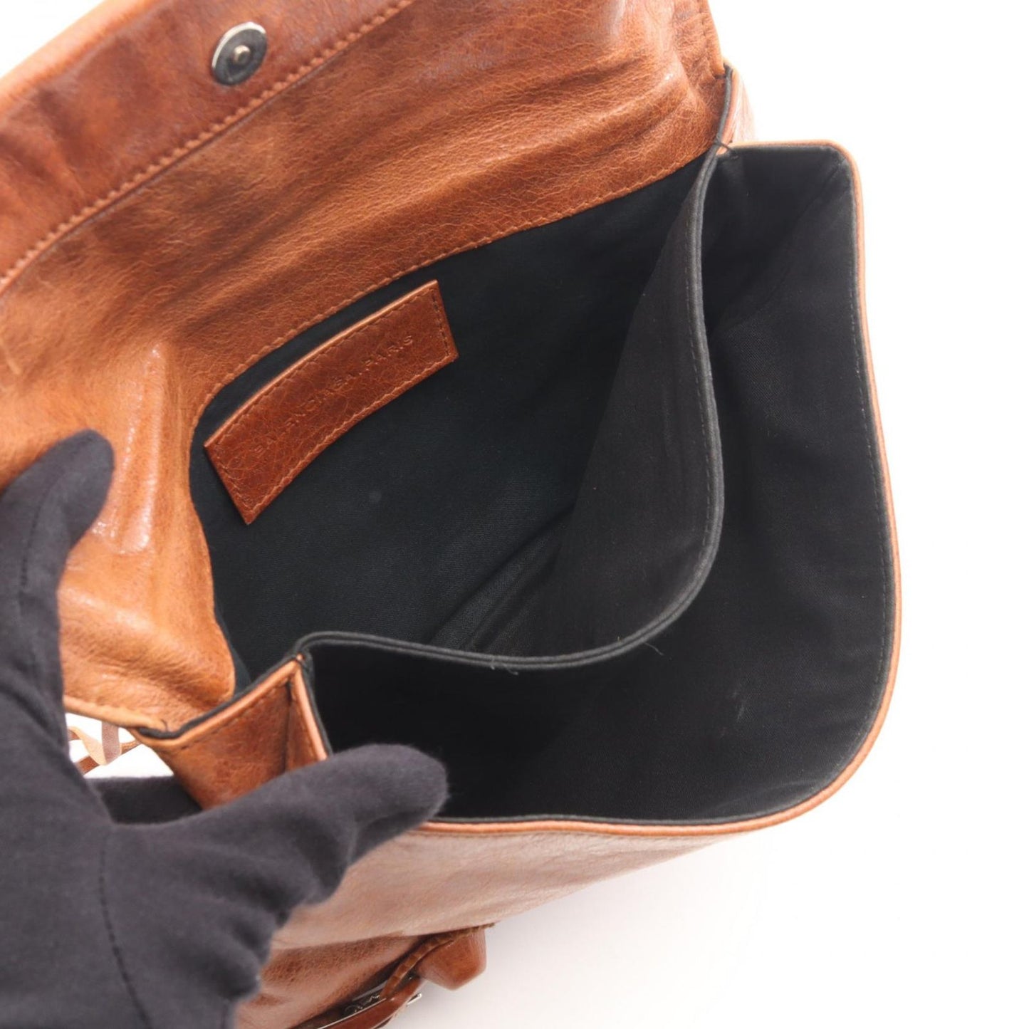 Balenciaga Clutch Giant Envelope Brown Leather Classic — view 3
