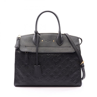 Louis Vuitton Handbag Pont Neuf GM Monogram Empreinte Noir 2-Way Leather