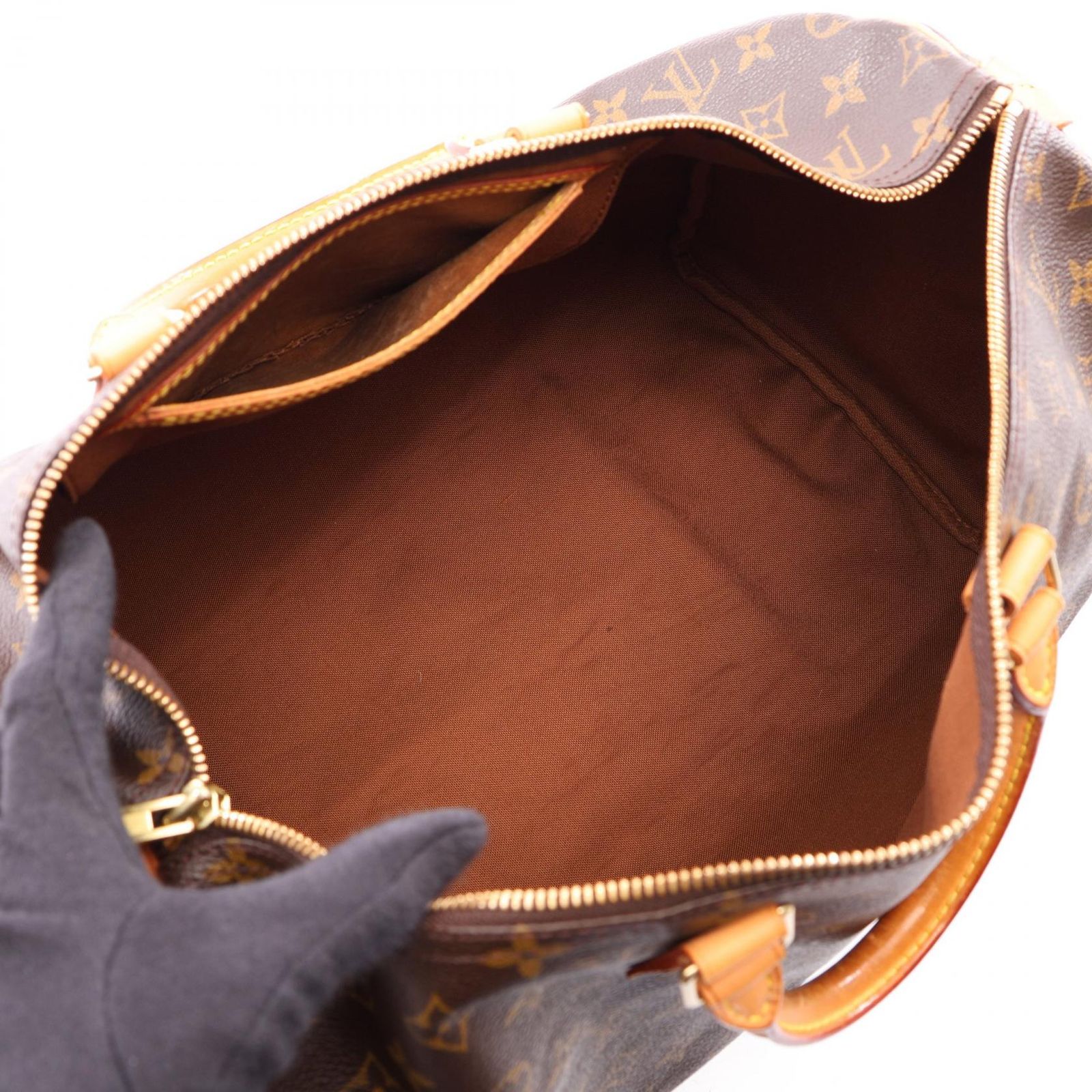 Louis Vuitton Handbag Speedy 40 Monogram Canvas Leather — view 3