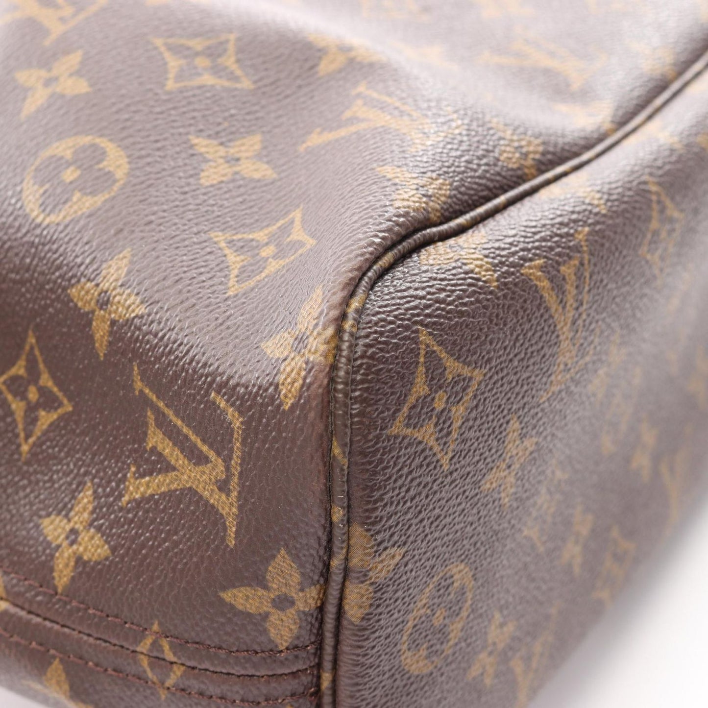 Louis Vuitton Tote Neverfull PM Monogram Canvas Leather — view 8