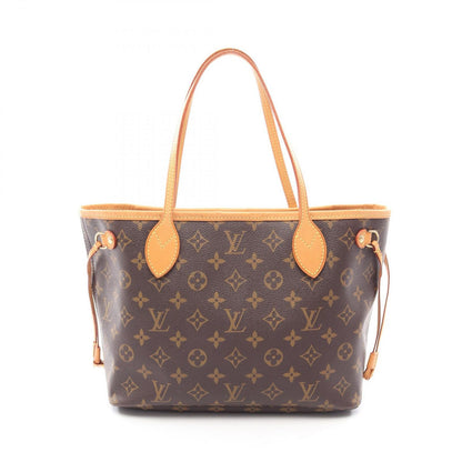 Louis Vuitton Tote Neverfull PM Monogram Canvas Leather