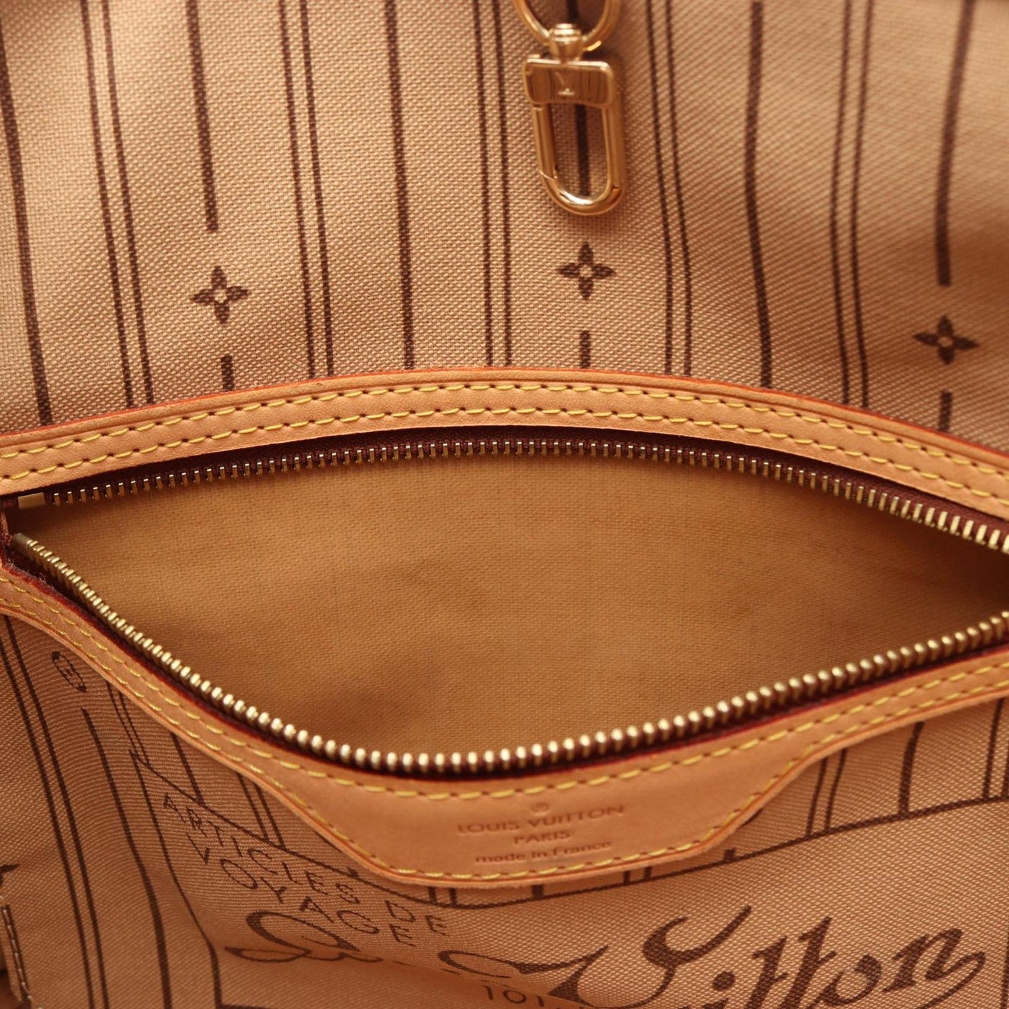 Louis Vuitton Tote Neverfull PM Monogram Canvas Leather — view 6