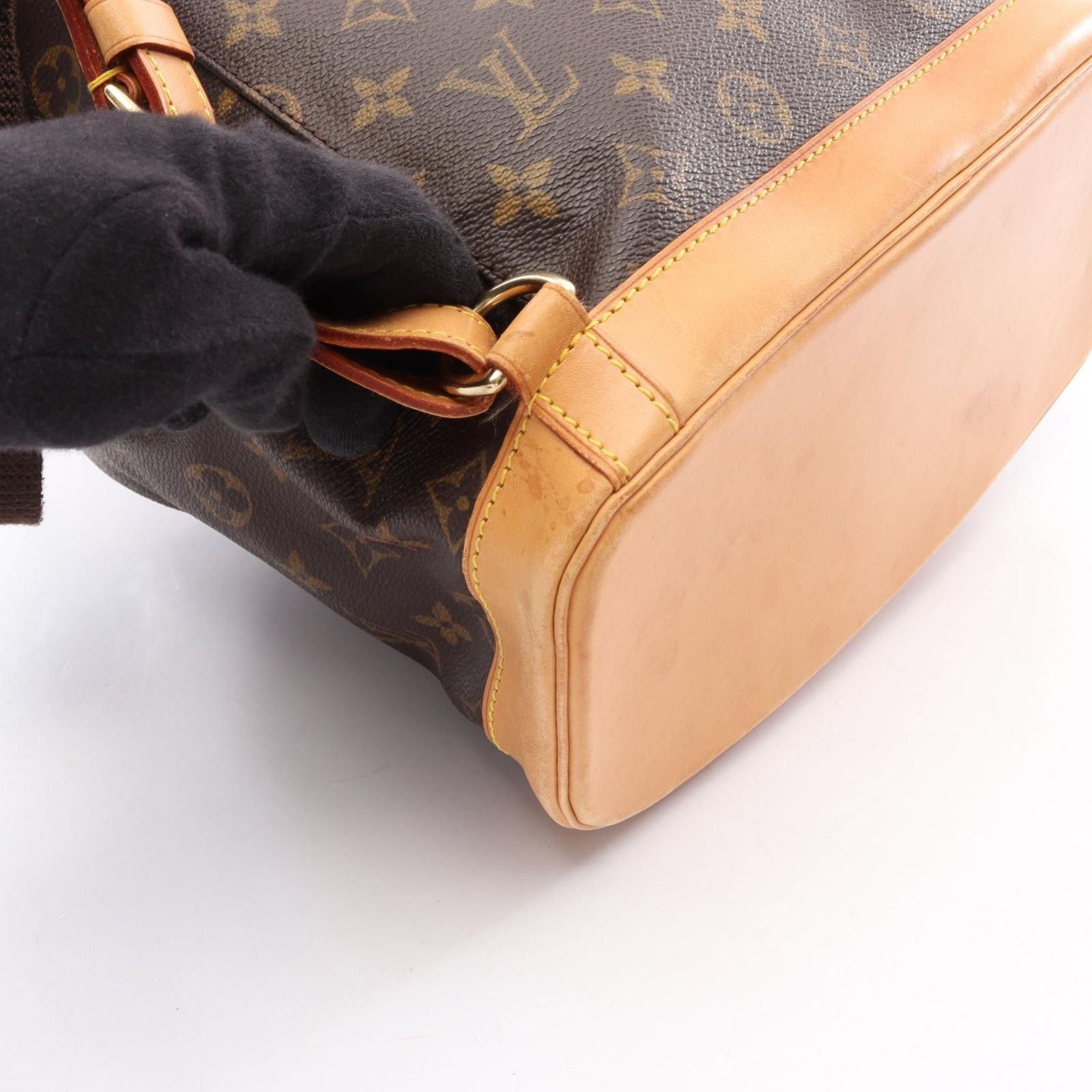 Louis Vuitton Backpack Montsouris GM Monogram Canvas Leather — view 9