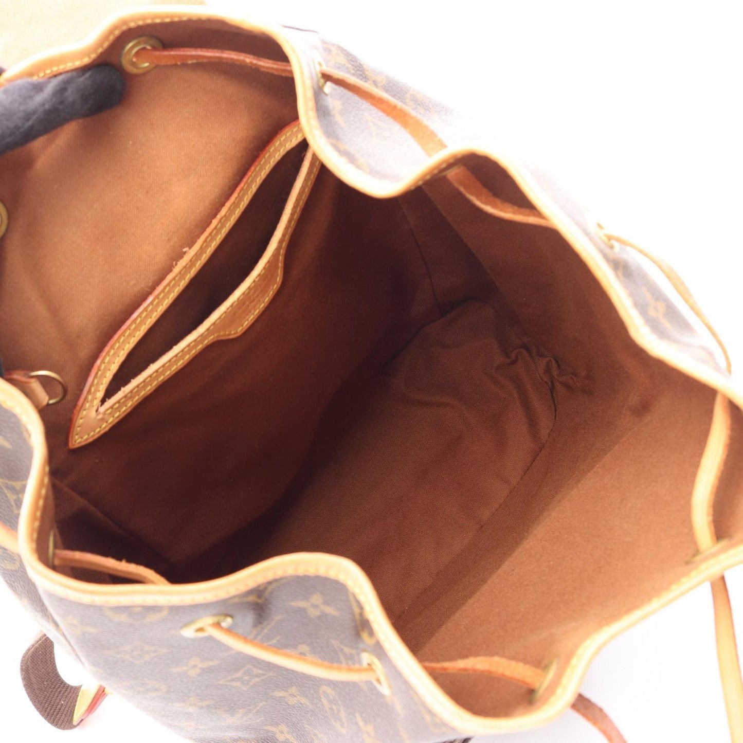 Louis Vuitton Backpack Montsouris GM Monogram Canvas Leather — view 3
