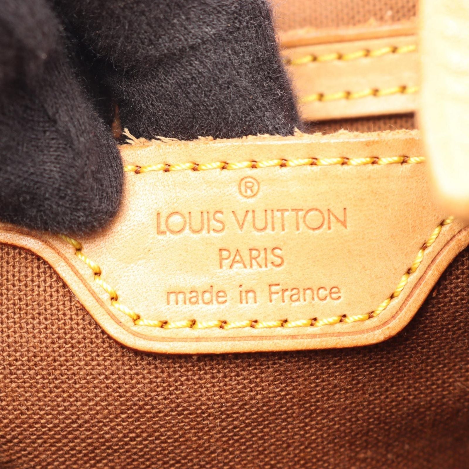 Louis Vuitton Backpack Montsouris GM Monogram Canvas Leather — view 4