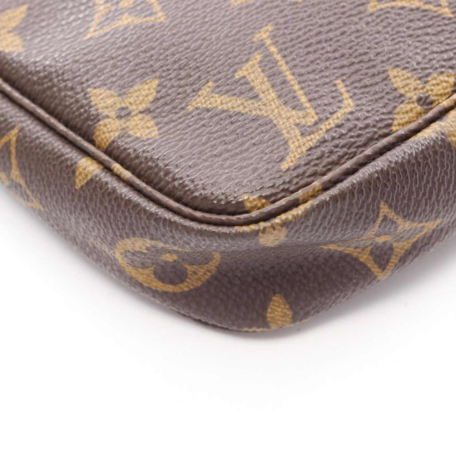 Louis Vuitton Handbag Pochette Monogram Canvas Leather — view 6