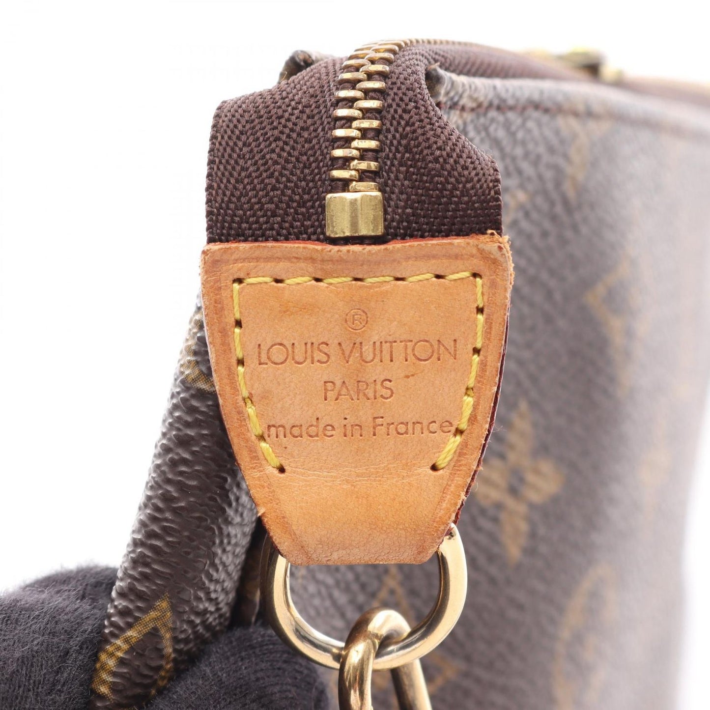 Louis Vuitton Handbag Pochette Monogram Canvas Leather — view 4