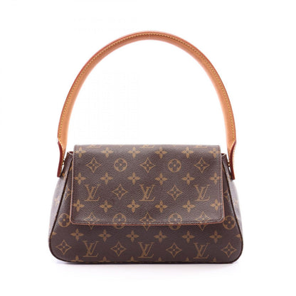 Louis Vuitton Handbag Mini Looping Monogram Canvas Leather