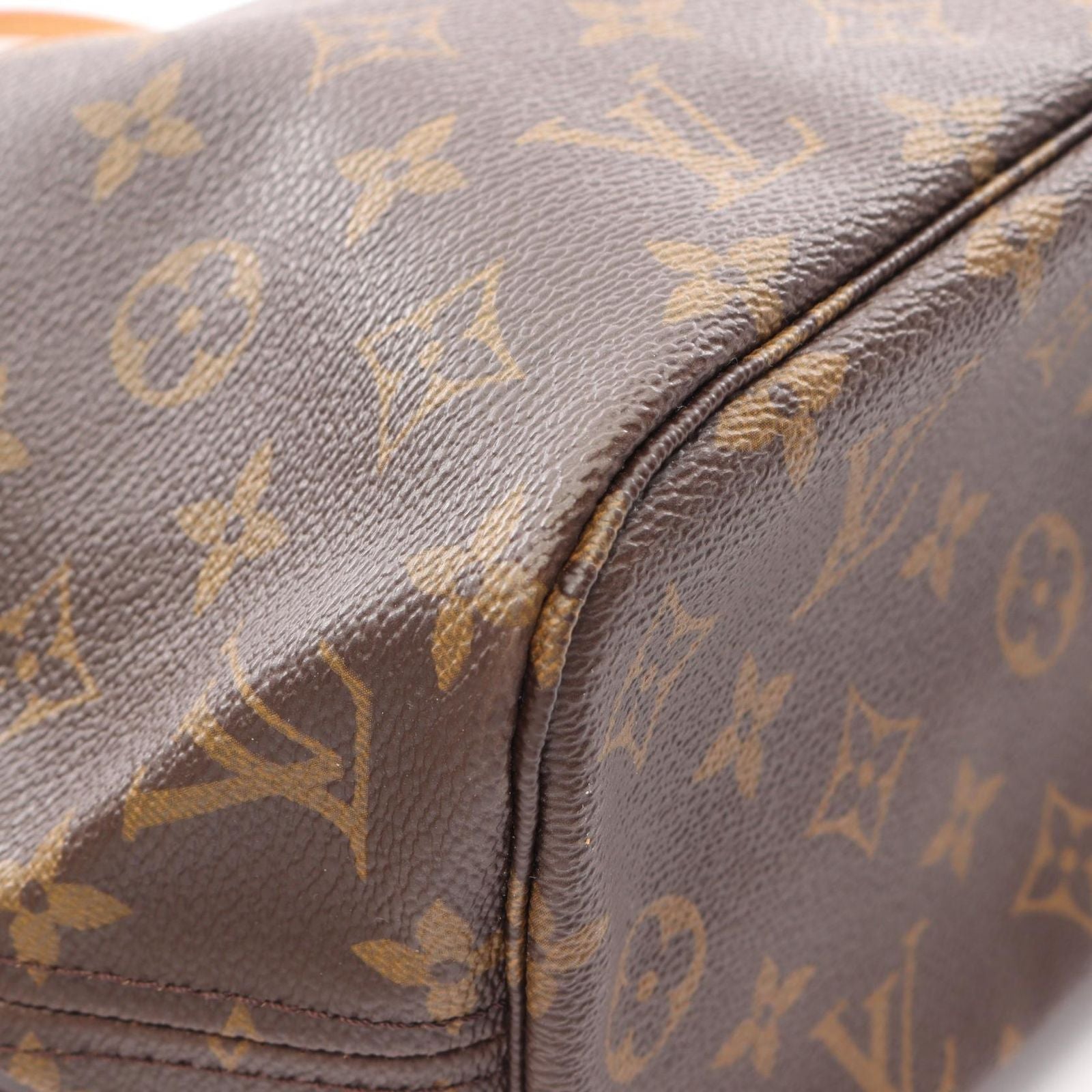 Louis Vuitton Tote Neverfull PM Canvas Leather — view 8