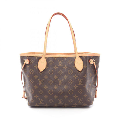 Louis Vuitton Tote Neverfull PM Canvas Leather