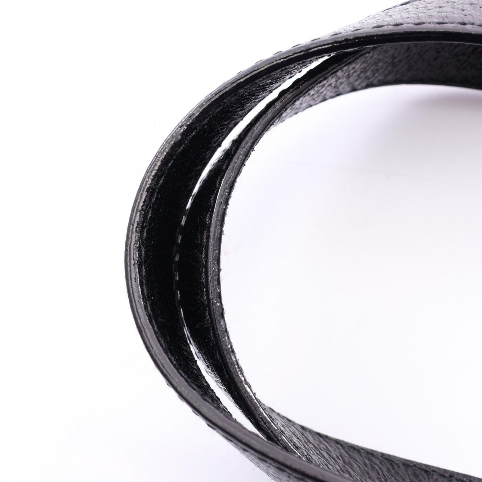 Bvlgari Handbag Logo Mania Black Canvas Leather — view 7