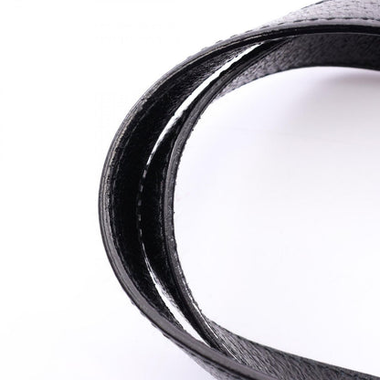 Bvlgari Handbag Logo Mania Black Canvas Leather — view 7