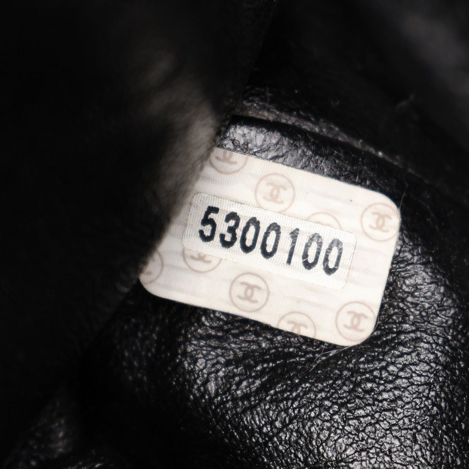 Chanel Tote Big CC Logo Black Lambskin Jumbo Chain — view 5