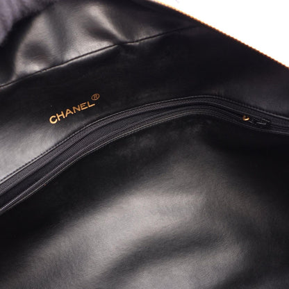 Chanel Boston Bag Quilted Purple Leather — view 6