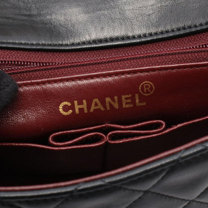 Chanel Shoulder Bag Mini Quilted 20 Black Lambskin Mini Chain — view 4