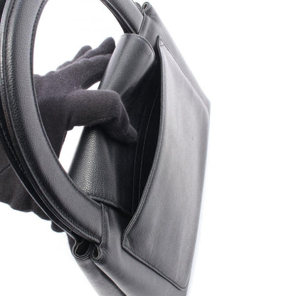 Chanel Handbag Turnlock Black Caviar Leather — view 6