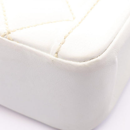 Chanel Handbag Wild Stitch Top Handle White Leather — view 9
