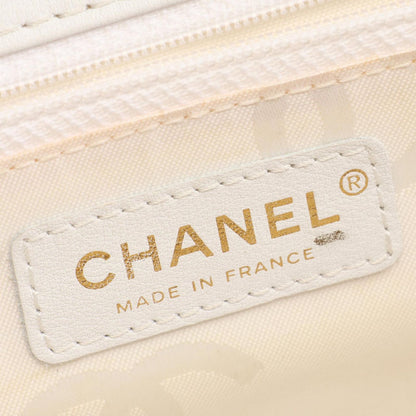 Chanel Handbag Wild Stitch Top Handle White Leather — view 4