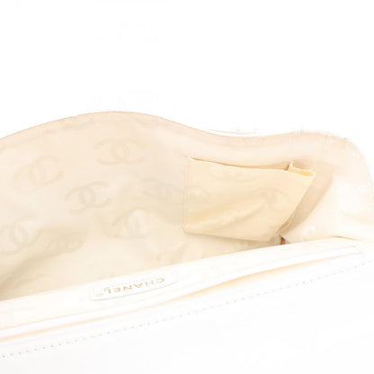 Chanel Handbag Wild Stitch Top Handle White Leather — view 6