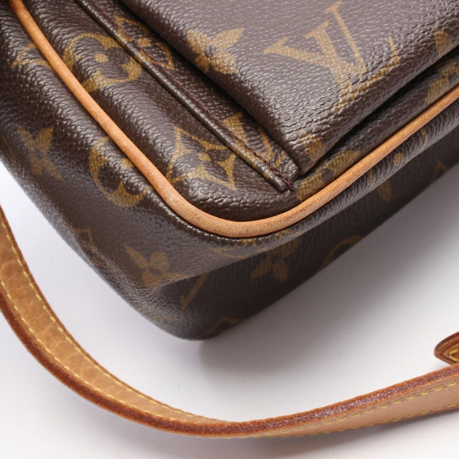 Louis Vuitton Shoulder Bag Viva City PM Canvas Leather — view 7