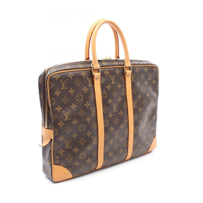 Louis Vuitton Briefcase Porte Documents Voyage Canvas Leather — view 2