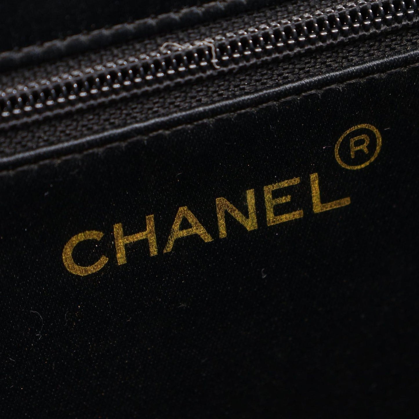 Chanel Shoulder Bag Quilted Black Fabric Mini Chain — view 4