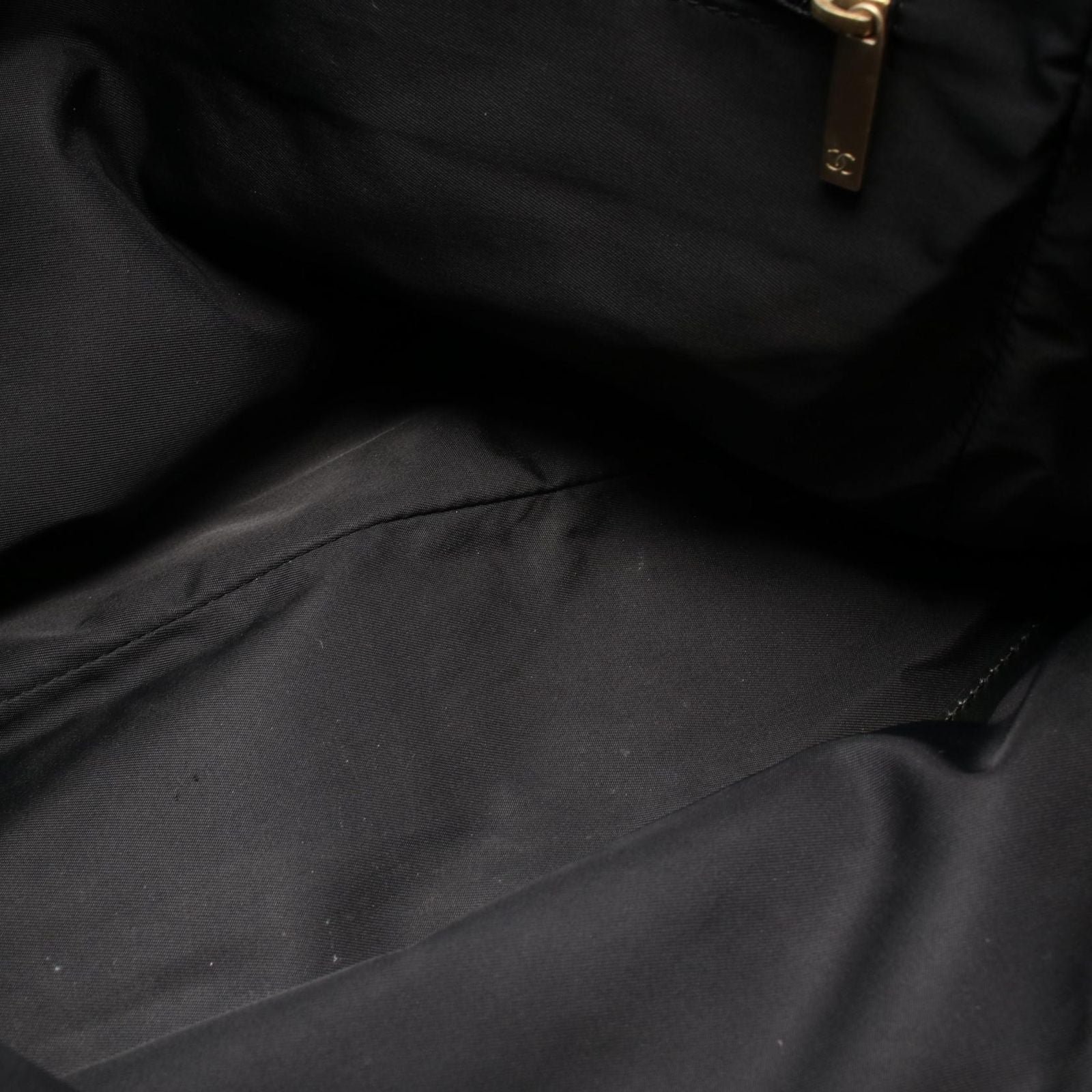 Chanel Tote New Travel Line Black Nylon Leather — view 6