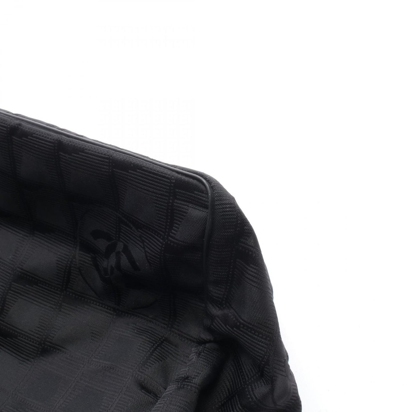 Chanel Tote New Travel Line Black Nylon Leather — view 8