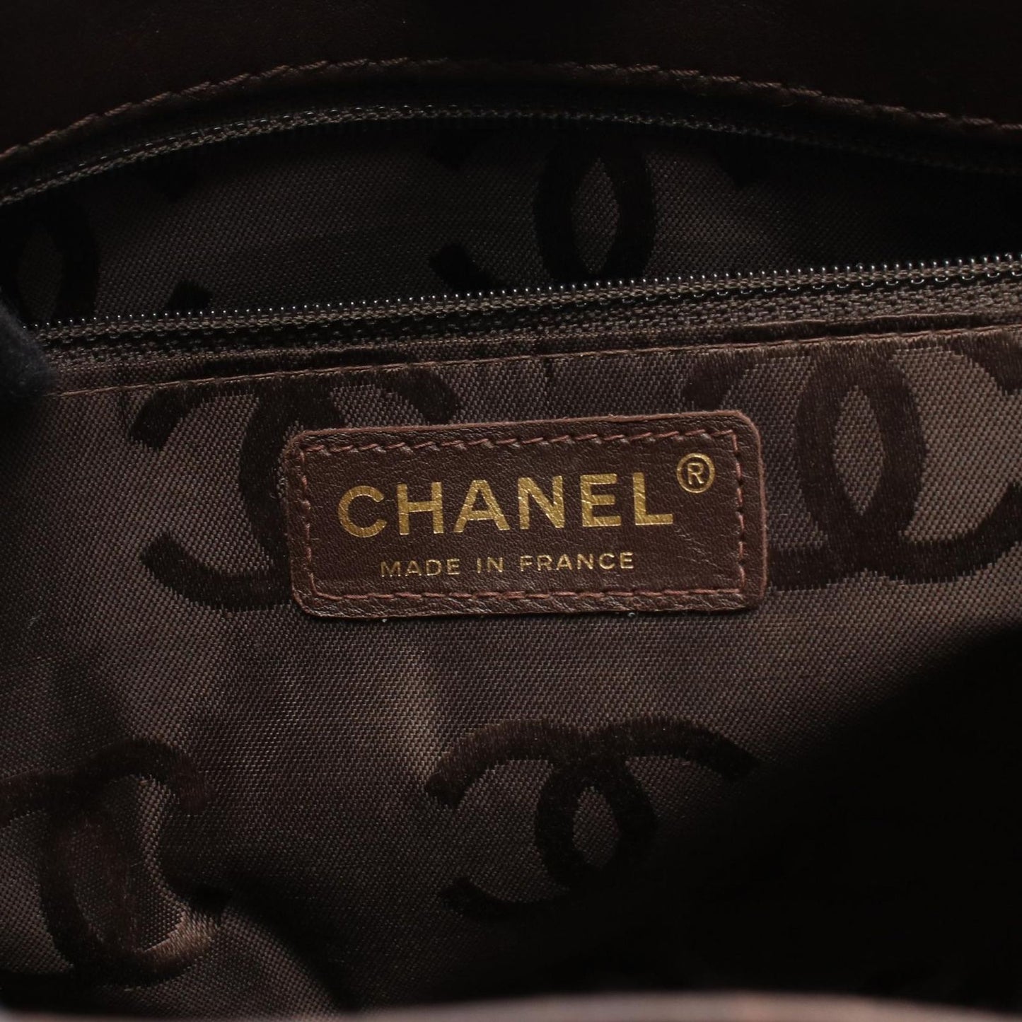 Chanel Tote Wild Stitch Brown Leather — view 4