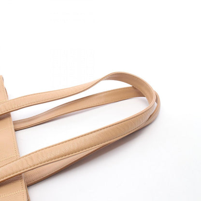 Chanel Tote Choco Bar Beige Caviar Leather — view 9