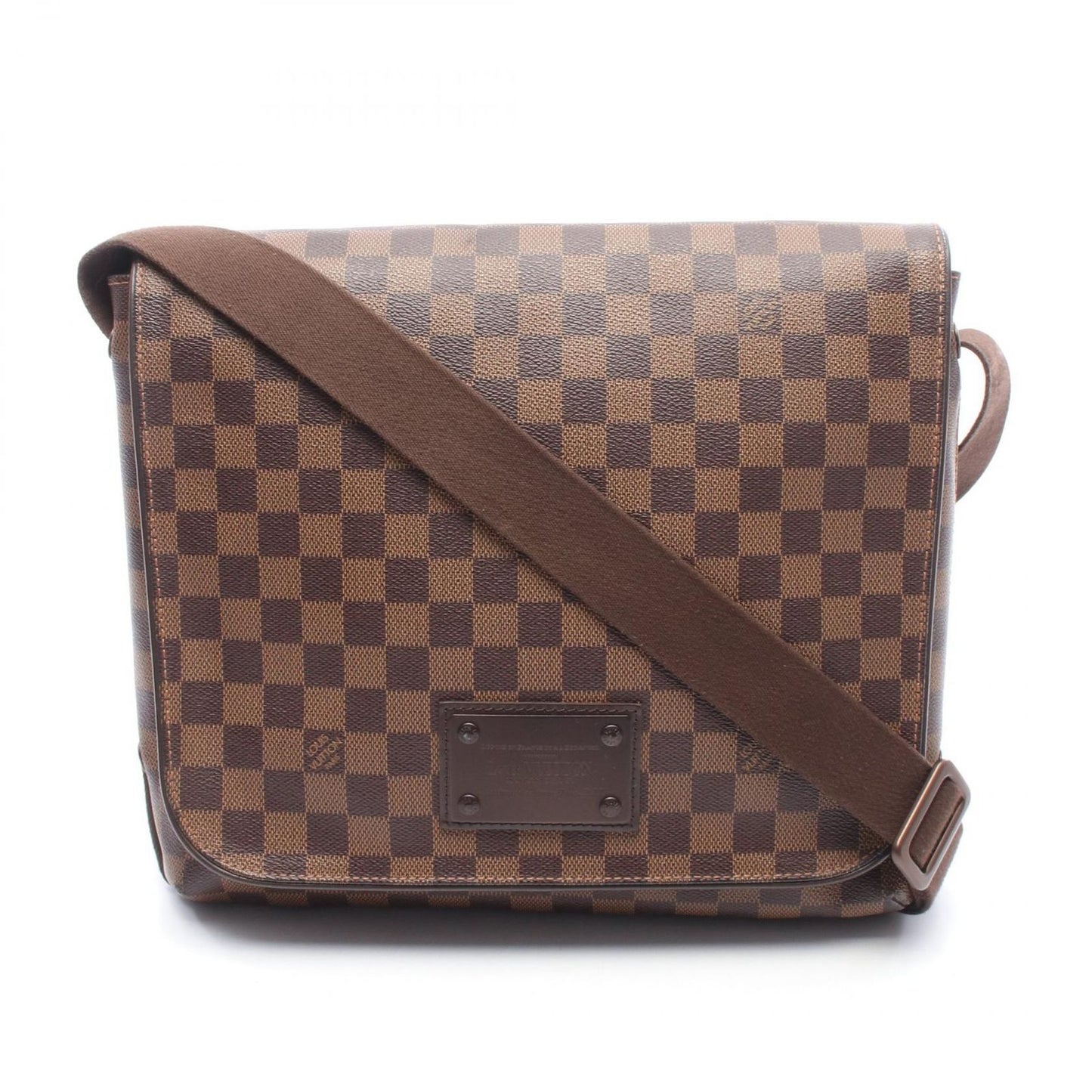 Louis Vuitton Shoulder Bag Brooklyn Canvas Leather