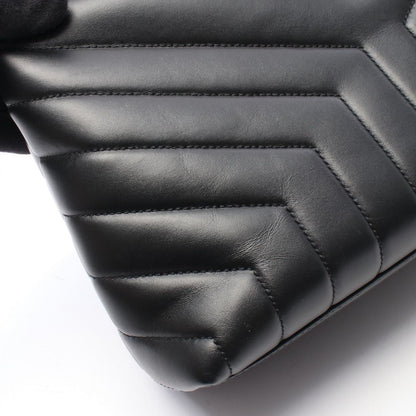 Saint Laurent Paris Tote Loulou Black Leather Chain — view 7