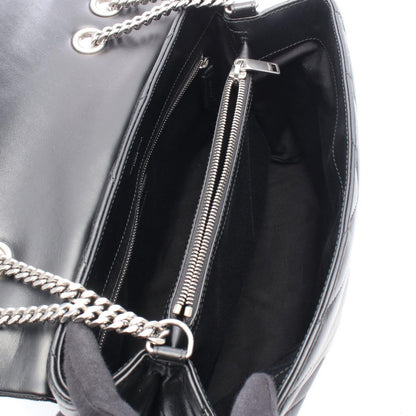 Saint Laurent Paris Tote Loulou Black Leather Chain — view 3