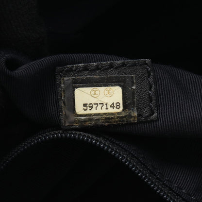 Chanel Tote CC Logo Embossed Black Lambskin CC — view 5