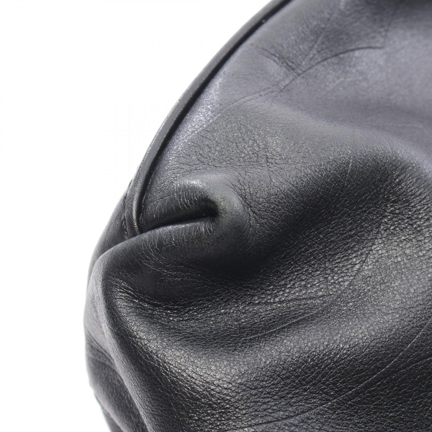 Chanel Tote CC Logo Embossed Black Lambskin CC — view 6