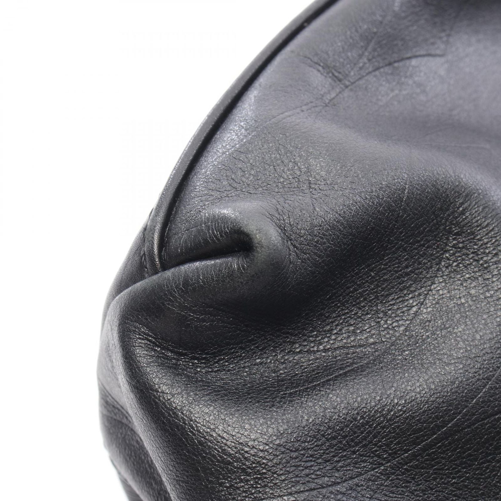 Chanel Tote CC Logo Embossed Black Lambskin CC — view 6