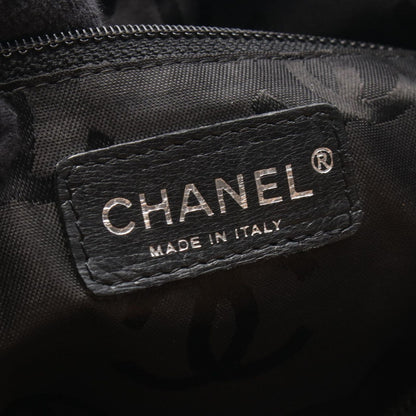 Chanel Tote Cambon Line Beige Black Leather — view 4
