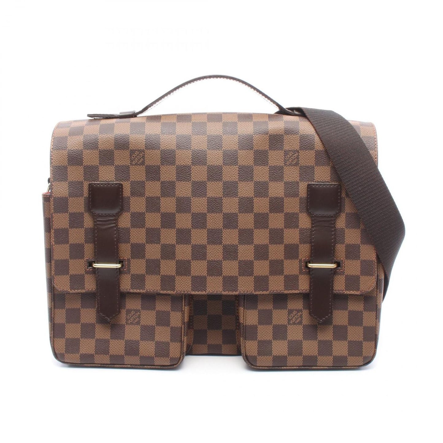 Louis Vuitton Shoulder Bag Broadway Canvas Leather