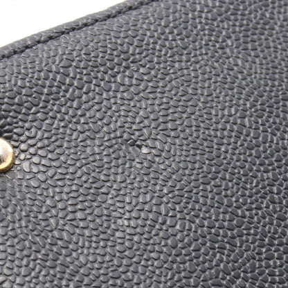 Chanel Handbag CC Logo Vanity 2-Way Black Caviar Leather CC Shoulder — view 8